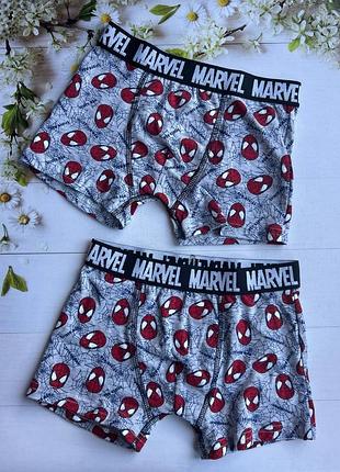 Трусики боксеры на мальчика spider-man (набор 2 шт.primark р.116 см (5-6 лет)