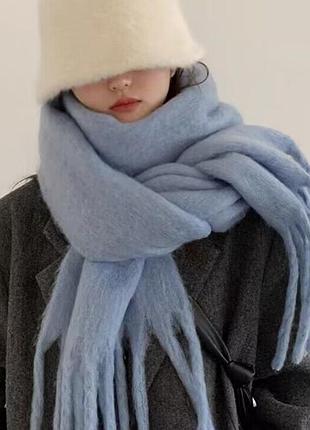 🧣 стильный теплый шарф 🩵