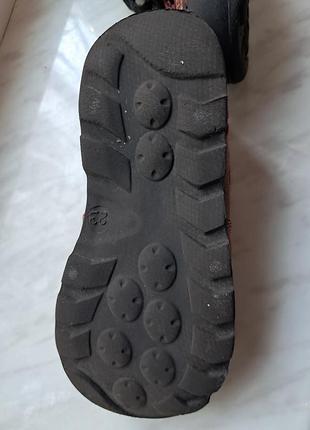 Кожаные ботинки brakkies, стелька 14,5 см 4
