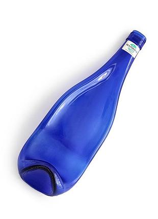 Блюдо mazhura бутылка mz-719354 33х11,5х3,5 см синее
