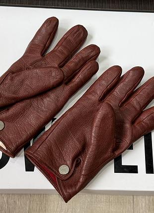 Шкіряні чоловічі перчатки hugo boss