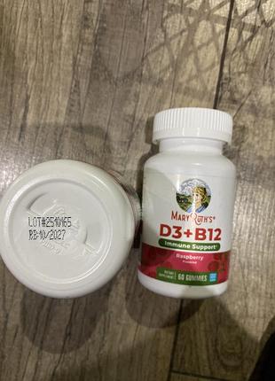 D3 + b12, малина, 60 жувальних таблеток 3