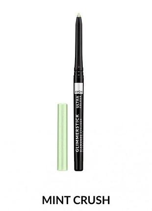 Мерцающий карандаш для глаз avon мятный краш/mint crush, 0.35г (158511701)