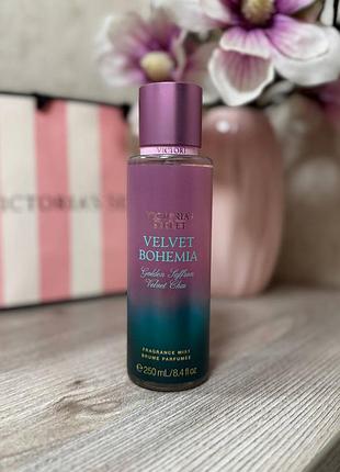 Парфумований зволожуючий спрей для тіла victorias secret velvet bohemia fragrance mist