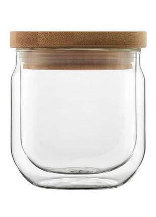 Банка для хранения luigi bormioli thermic glass a-12925-g-4102-aa-01 330 мл