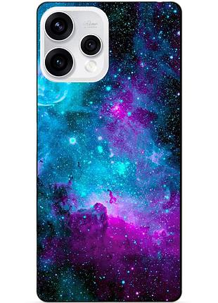 Чехол силиконовый бампер для oppo reno 15 с рисунком галактика космос