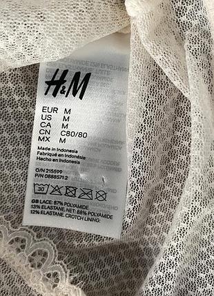 Мереживний боді h&m 2