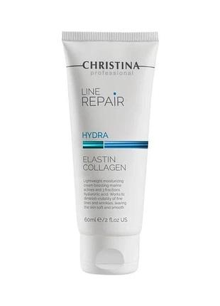 Зволожувальний крем еластин колаген christina line repair hydra elastin collagen 60 мл