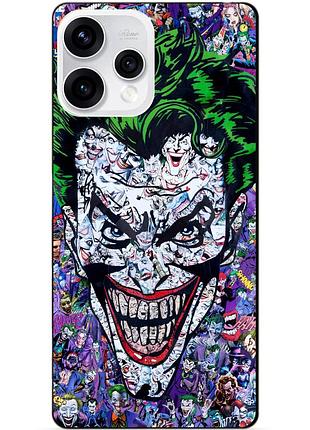 Чехол силиконовый бампер для oppo reno 15 с рисунком джокер joker