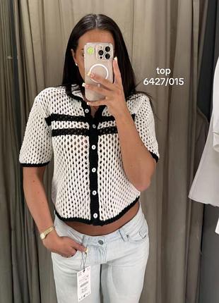 Трендова кофта zara, нова колекція іспанія оригінал 3