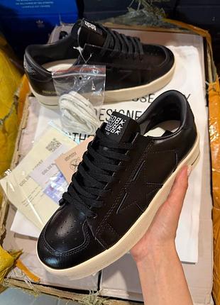 Р.36-41 кроссовки golden goose ggdb stardan black white gg001
