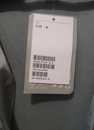 Платье атлас миди s h&m 5