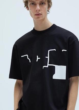 Футболка чорна zara