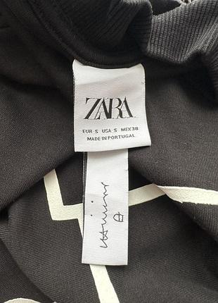 Футболка чорна zara 6