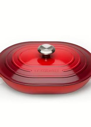 Каструля з кришкою le creuset oblong casserole 21112310602430 31 см 3.3 л вишнева