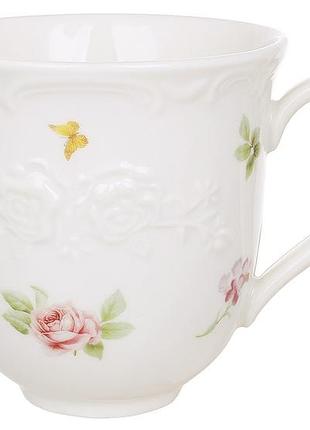Кухоль порцеляновий 400мл chateau roses collection