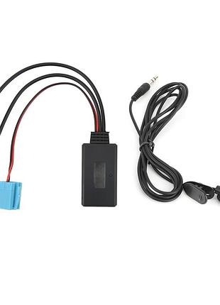 Bluetooth aux адаптер renault 6-пин (2005-2011) с микрофоном, bluetooth 5.0 для магнитолы рено clio, megane, scenic, laguna 6