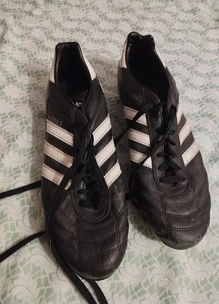 Профессиональные футбольные бутсы adidas kaiser 5 cup, размер 46
