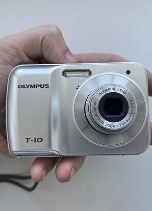 Вінтажний фотоаппарат y2k камера 2000х olympus t-10 ідеальний