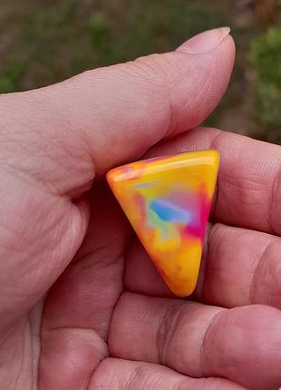 Яскраве велике акрилове кільце 🌈 5