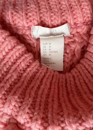 Светр h&m рожевий, обʼємний 2