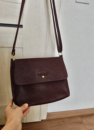 Бордова сумка zara