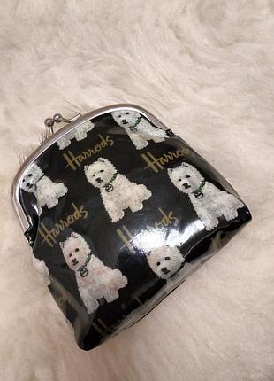 Кошелек монетница от известного бренда harrods.