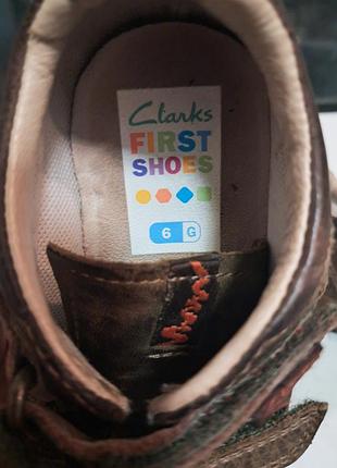 Кожаные кроссовки для мальчика clarks 2