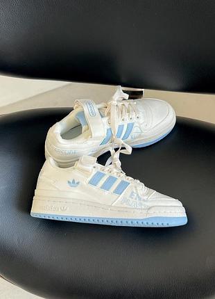 Adidas forum white/blue 43