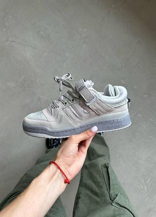 Adidas forum x bad bunny grey 2