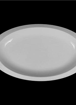 Блюдо ardesto ancona ar3556 27.2х15.7х2.5 см біле