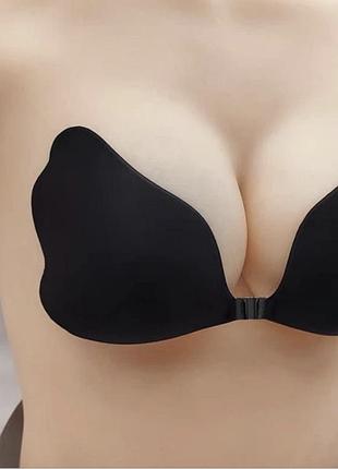 Силіконовий бюстгальтер-невидимка без бретелей (fly bra / invisible bra), розмір b