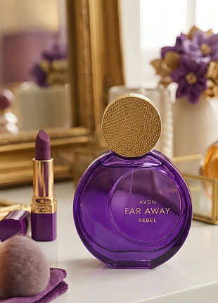 Жіноча парфумна вода avon far away rebel, 50 мл