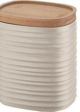 Банка для сыпучих продуктов guzzini tierra m 18180079 1 л серая