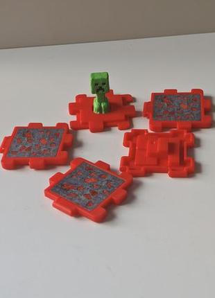 2025 mcdonald’s minecraft happy meal toy #9 redstone block & creeper