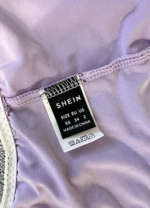 Бузковий корсет shein 5