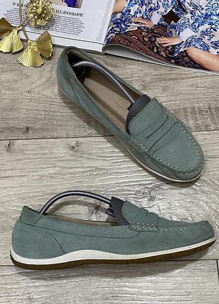 Женские замшевые мокасины, слипоны, туфли geox d vega moc, р.40
