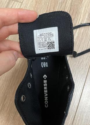 Кеди converse чорні оригінал 7