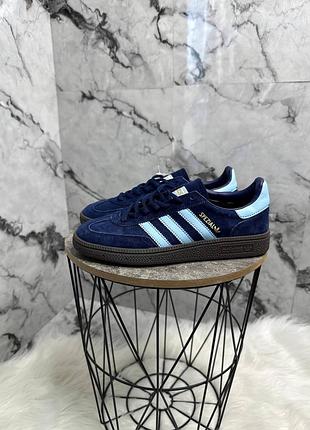 Чоловічі кросівки adidas spezial blue адідас синього кольору