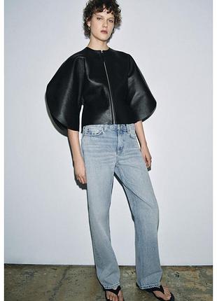 Світло сині джинси zara класичні джинси straight fit zara прямі джинси з низькою посадкою світлі джинси з низькою талією блакитні джинси прямого крою