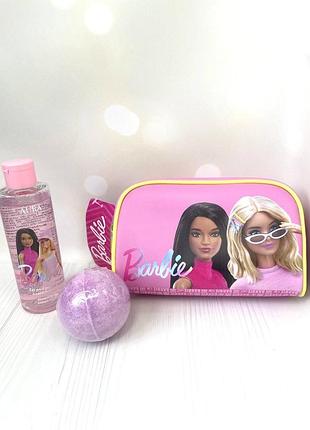 Набір косметики barbie косметичка barbie гель для душу бомбочка для ванни набір barbie