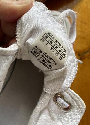 Кеди білі жіночі високі adidas 5