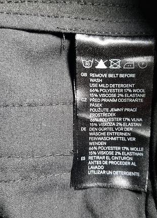 Брюки h&m із вмістом вовни 8