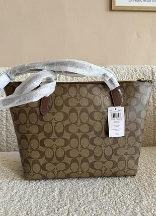 Сумка шопер coach sig tote 3