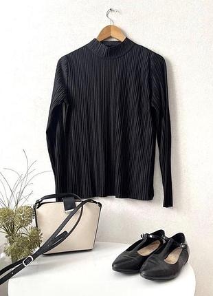 Плісирована блуза zara 2
