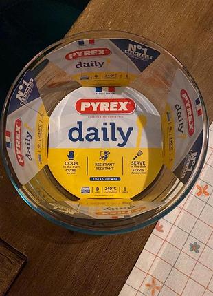 Форма для запекания pyrex daily, диаметр 22 см, 2,5 л pyrex