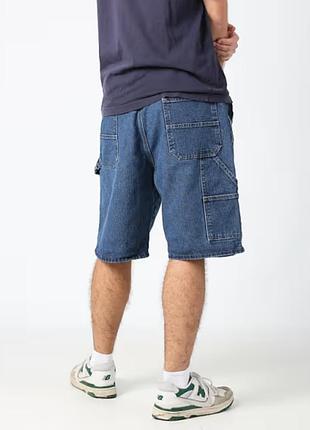 Шорты мужские удлиненные, шорты-бермуды джинсовые wrangler autfentics