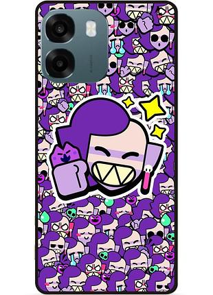 Силіконовий чохол бампер для oppo a6 стікери бравл эмз brawl