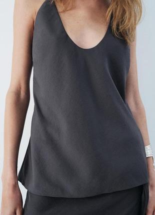 Топ fluido из линейки zw collection от бренда zara