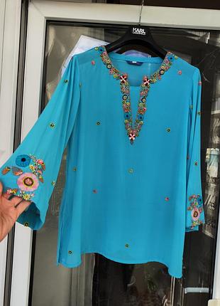 💙 невероятная яркая туника (курти) в индийском стиле от бренда reevaj! 💙